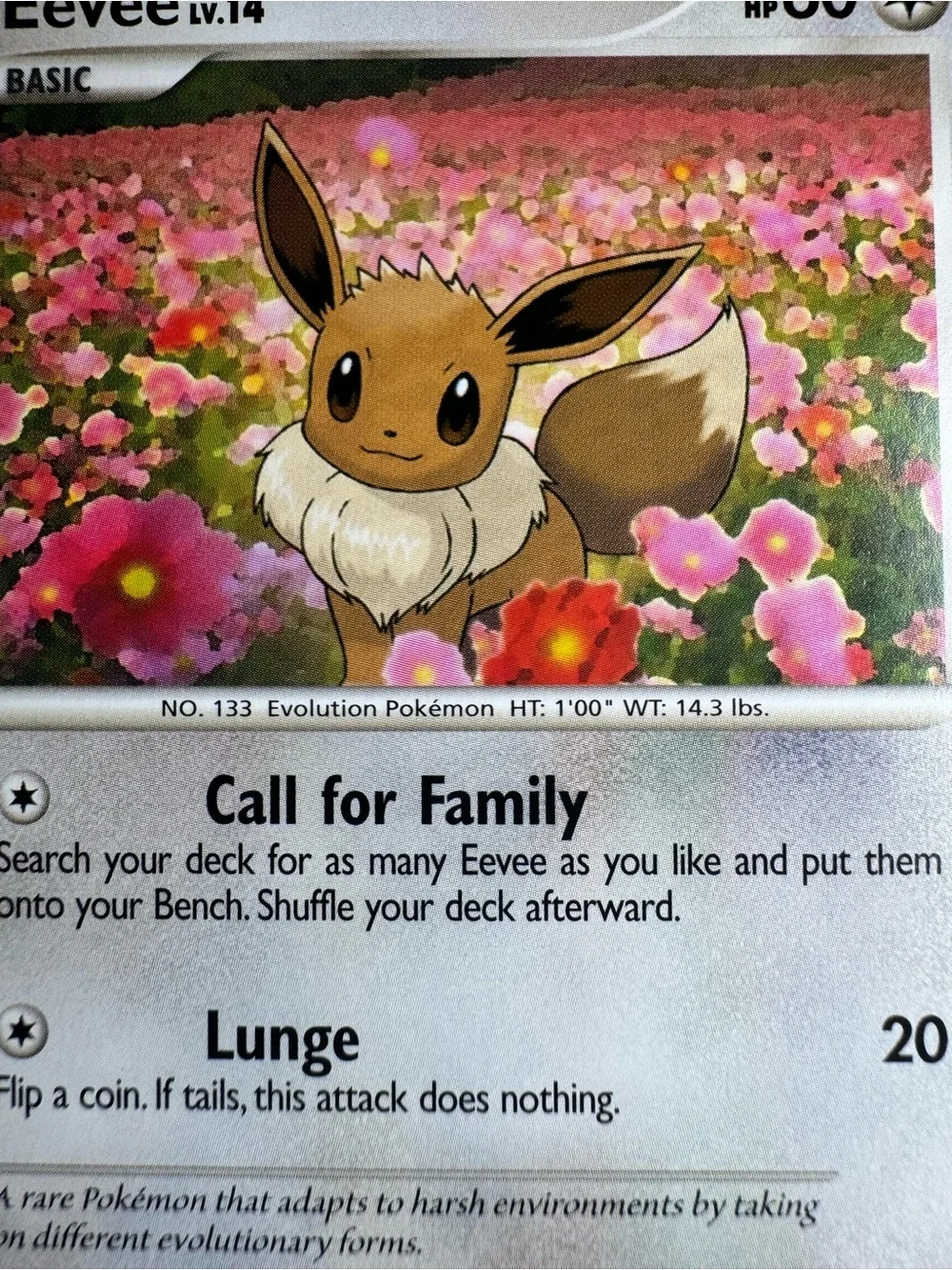 Eevee #62/100/Pokemon Majestic Dawn